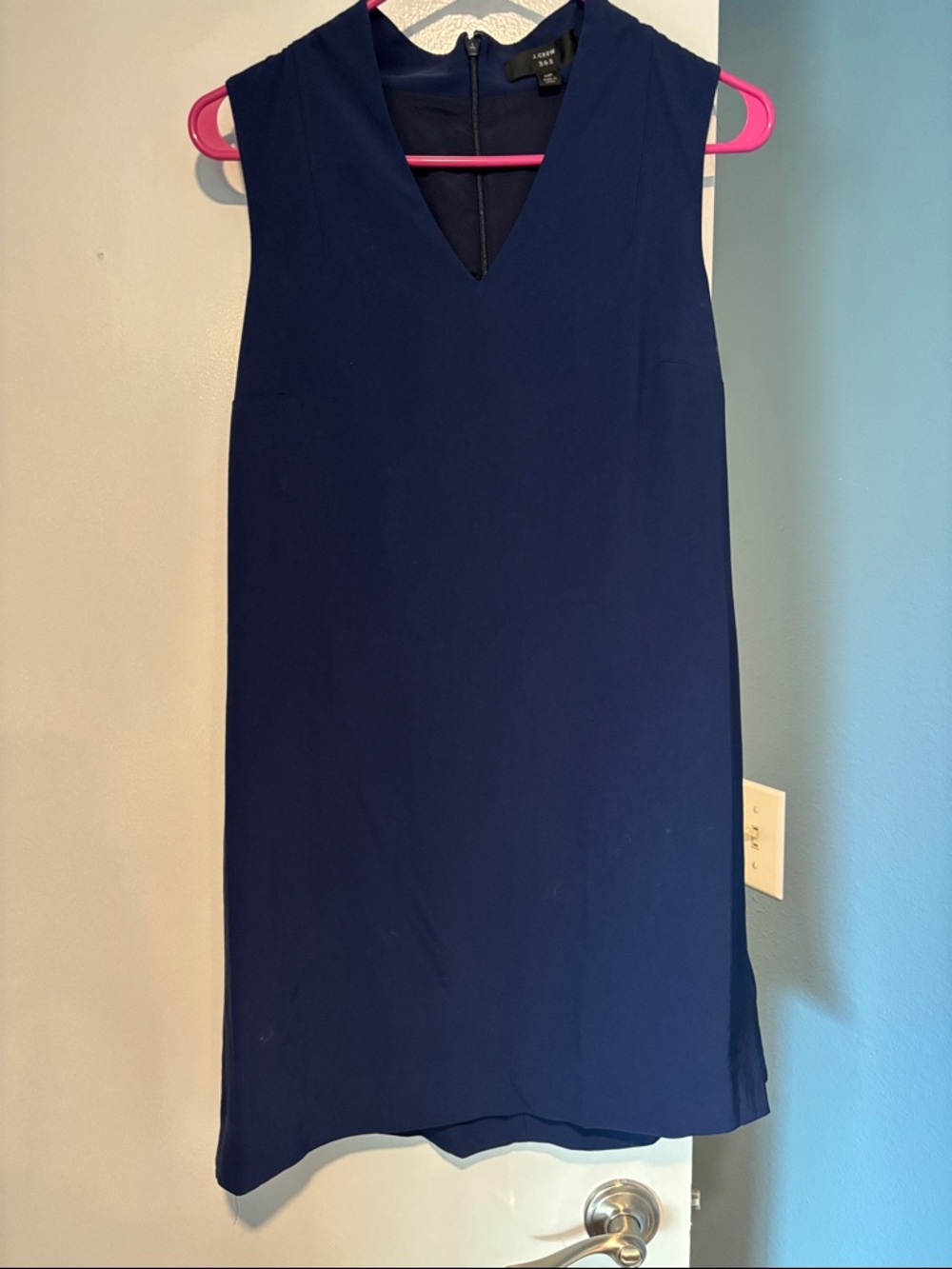 J. Crew 365 Navy Blue Blake Shift Dress-MP - Picture 4 of 6